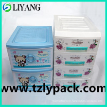 Cute Bear, Lovely Flower, Heat Transfer Film for Plastic Small Sorting Box